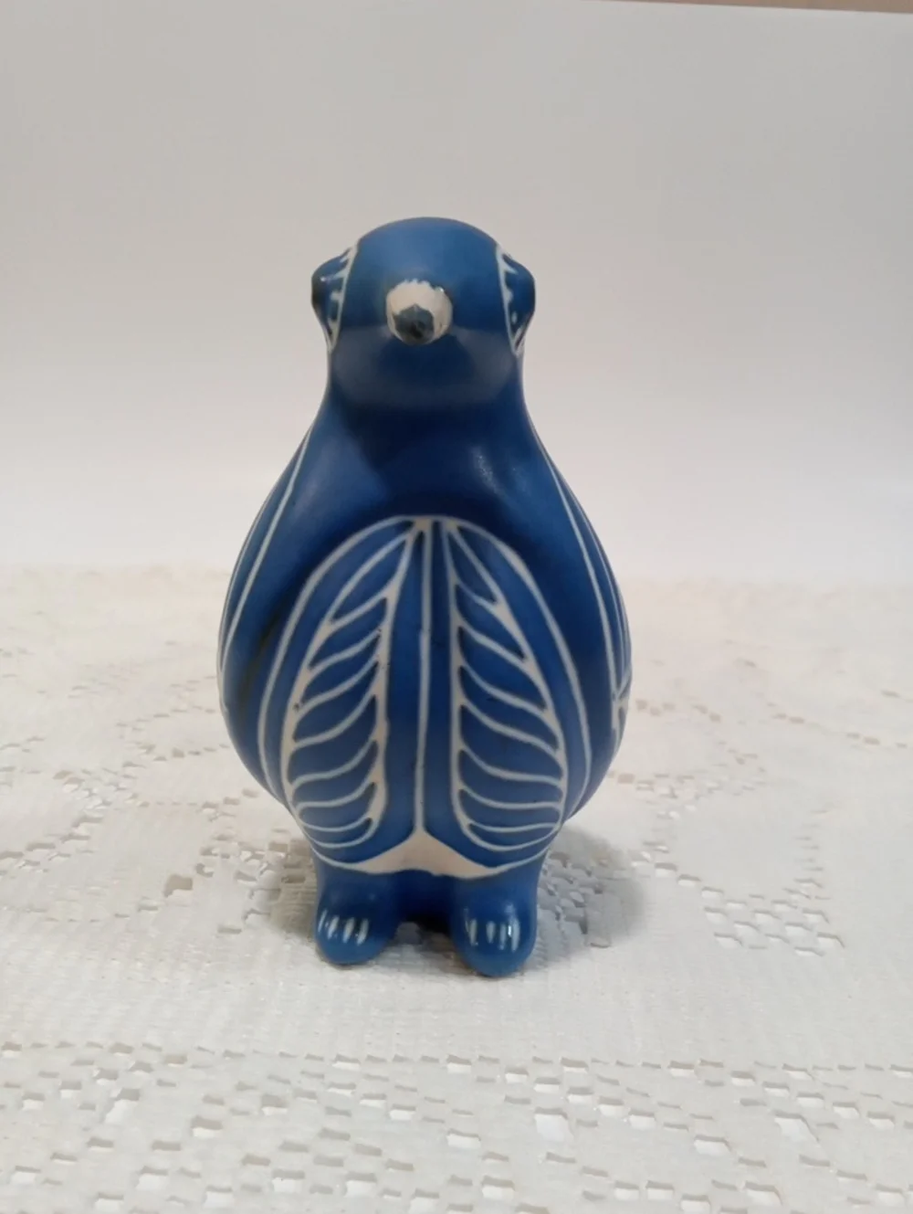 Blue Ceramic Penguin Designed By Pablo Zabal